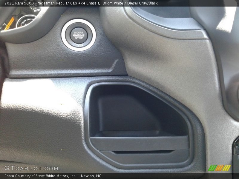 Bright White / Diesel Gray/Black 2021 Ram 5500 Tradesman Regular Cab 4x4 Chassis