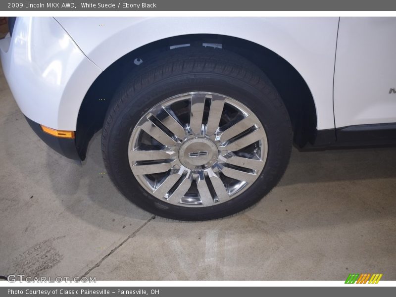 White Suede / Ebony Black 2009 Lincoln MKX AWD