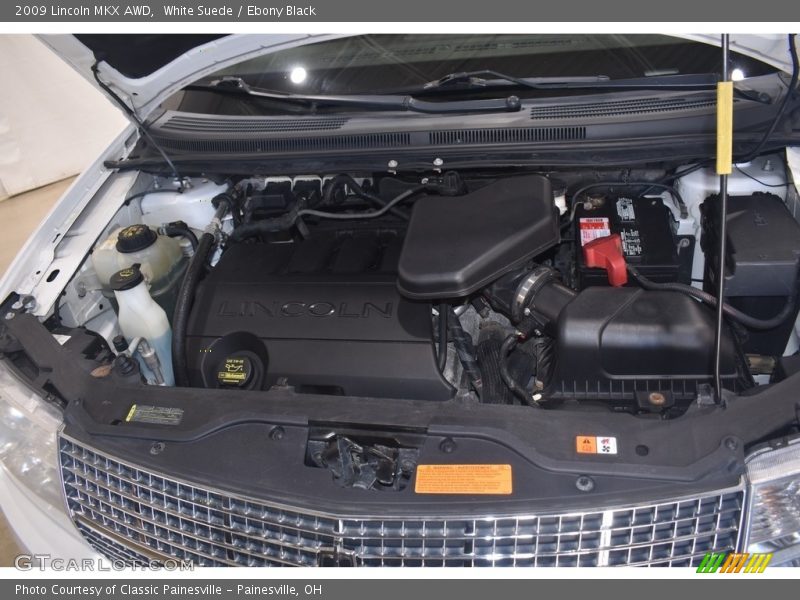 White Suede / Ebony Black 2009 Lincoln MKX AWD