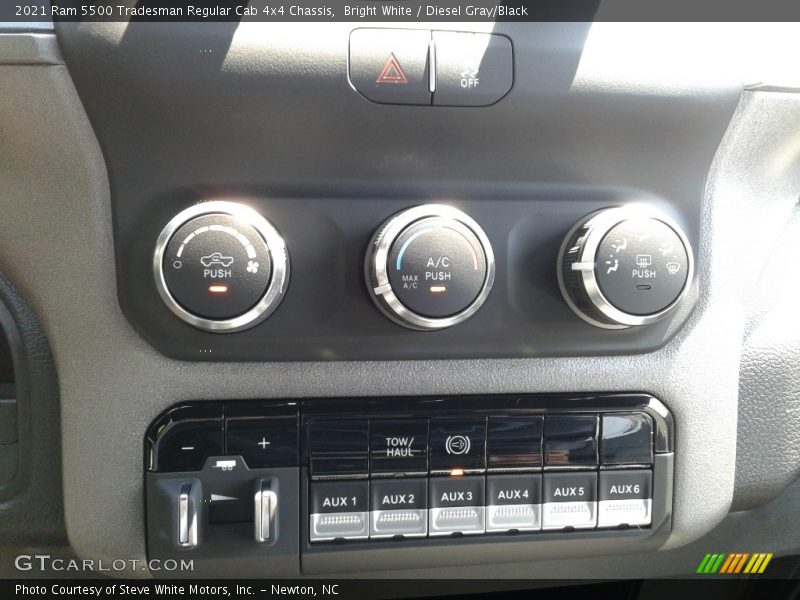 Bright White / Diesel Gray/Black 2021 Ram 5500 Tradesman Regular Cab 4x4 Chassis