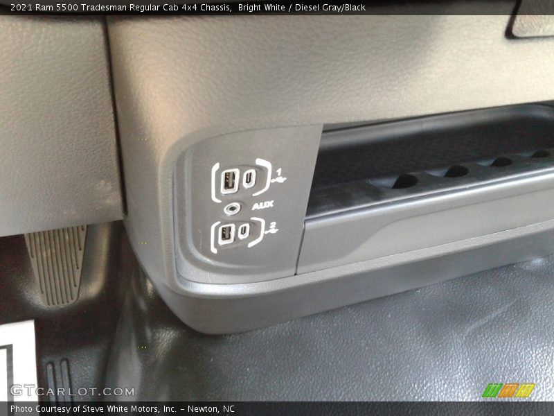 Bright White / Diesel Gray/Black 2021 Ram 5500 Tradesman Regular Cab 4x4 Chassis