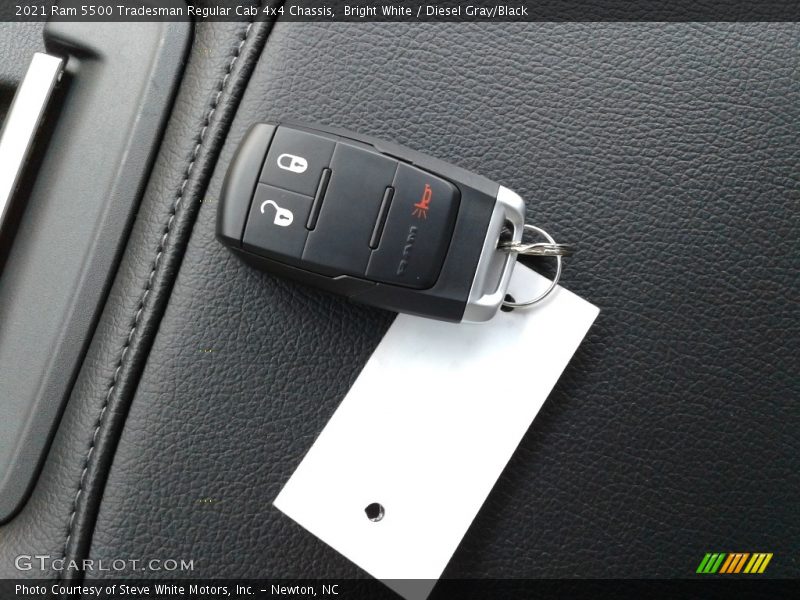 Bright White / Diesel Gray/Black 2021 Ram 5500 Tradesman Regular Cab 4x4 Chassis