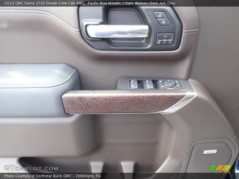 Pacific Blue Metallic / Dark Walnut/­Dark Ash Grey 2019 GMC Sierra 1500 Denali Crew Cab 4WD