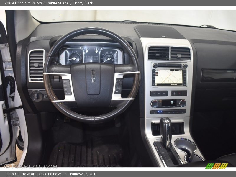 White Suede / Ebony Black 2009 Lincoln MKX AWD