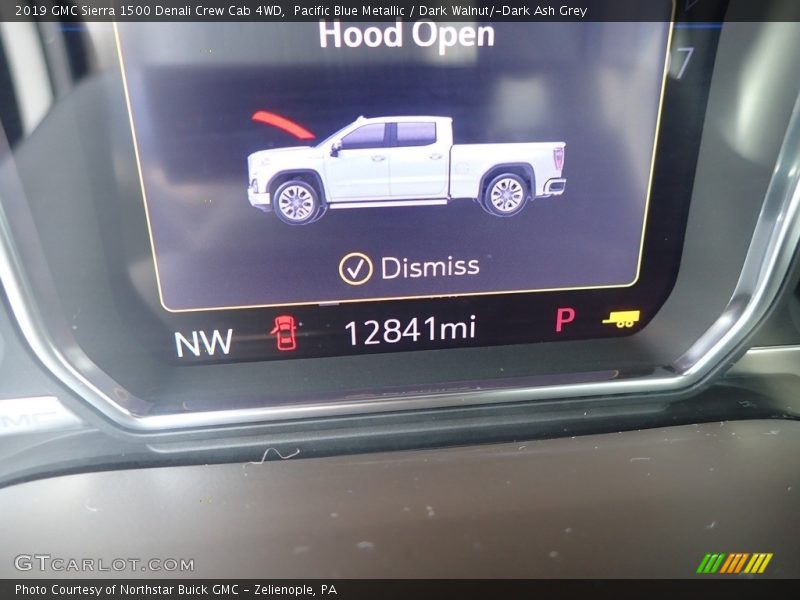 Pacific Blue Metallic / Dark Walnut/­Dark Ash Grey 2019 GMC Sierra 1500 Denali Crew Cab 4WD