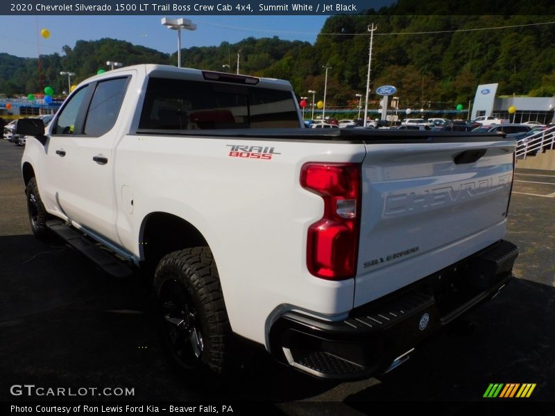 Summit White / Jet Black 2020 Chevrolet Silverado 1500 LT Trail Boss Crew Cab 4x4