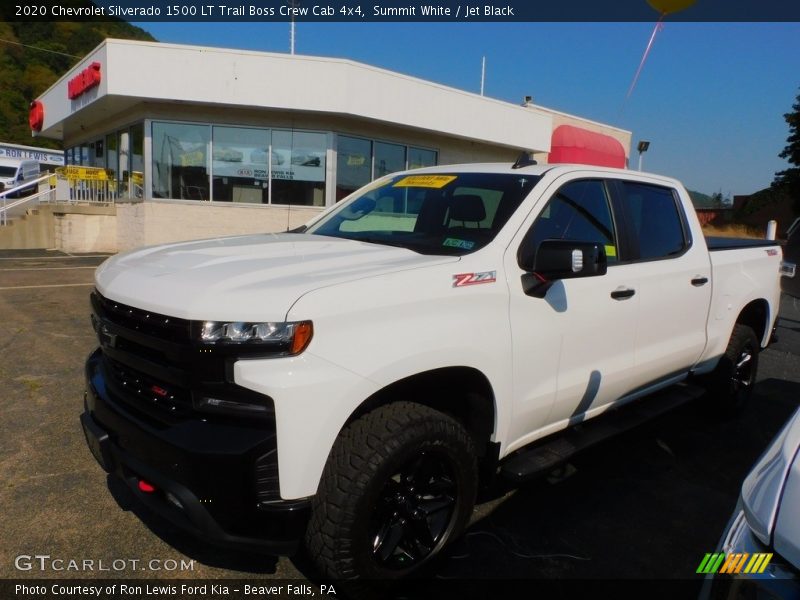 Summit White / Jet Black 2020 Chevrolet Silverado 1500 LT Trail Boss Crew Cab 4x4