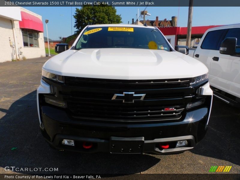 Summit White / Jet Black 2020 Chevrolet Silverado 1500 LT Trail Boss Crew Cab 4x4