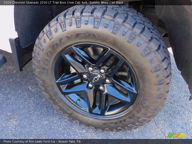Summit White / Jet Black 2020 Chevrolet Silverado 1500 LT Trail Boss Crew Cab 4x4