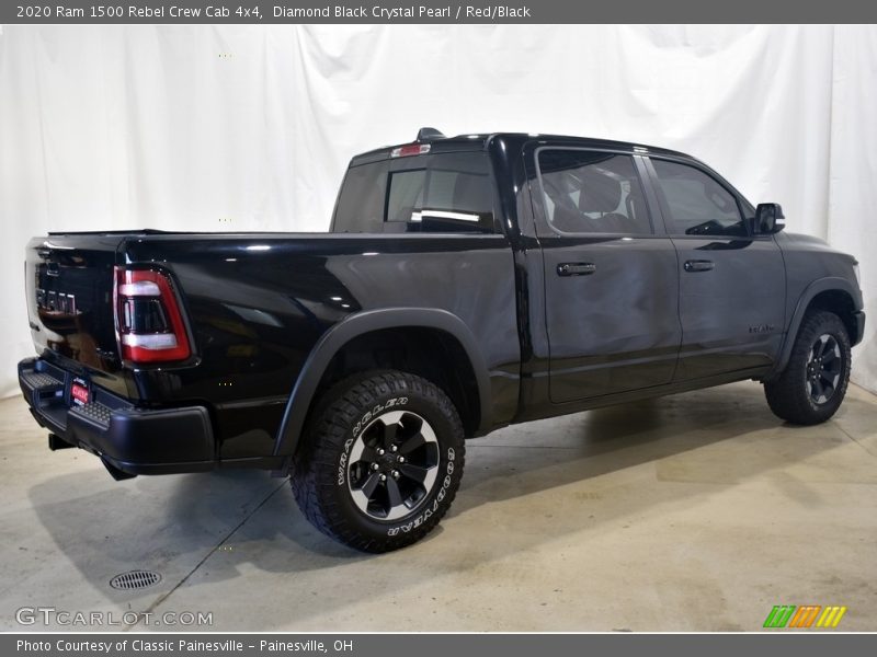 Diamond Black Crystal Pearl / Red/Black 2020 Ram 1500 Rebel Crew Cab 4x4