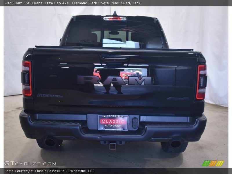 Diamond Black Crystal Pearl / Red/Black 2020 Ram 1500 Rebel Crew Cab 4x4