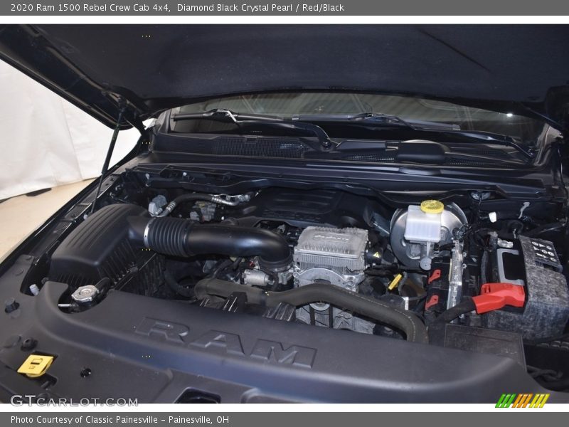 Diamond Black Crystal Pearl / Red/Black 2020 Ram 1500 Rebel Crew Cab 4x4