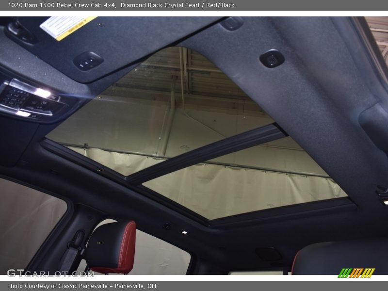 Diamond Black Crystal Pearl / Red/Black 2020 Ram 1500 Rebel Crew Cab 4x4