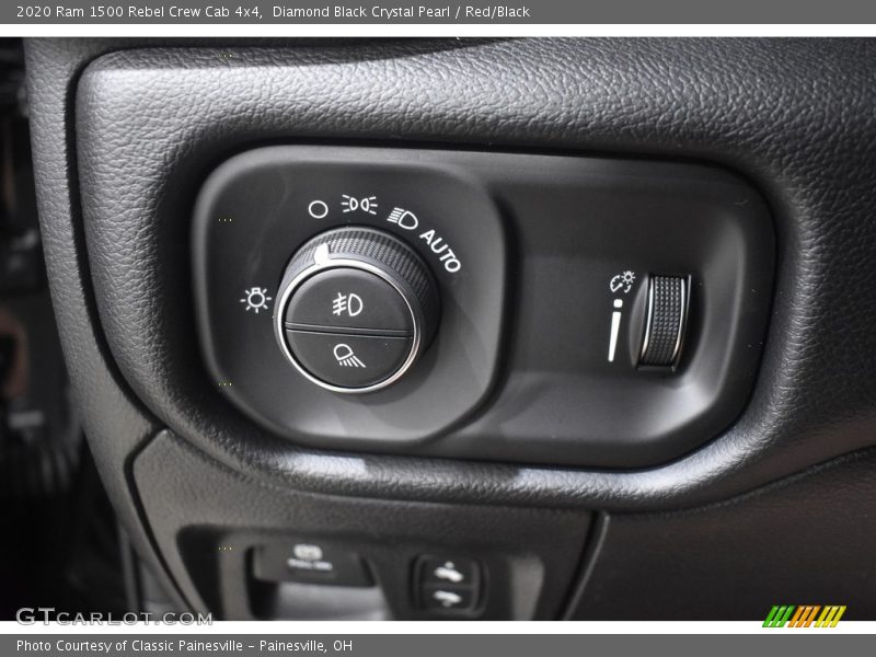 Diamond Black Crystal Pearl / Red/Black 2020 Ram 1500 Rebel Crew Cab 4x4