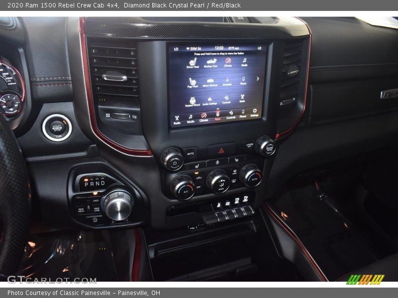 Diamond Black Crystal Pearl / Red/Black 2020 Ram 1500 Rebel Crew Cab 4x4