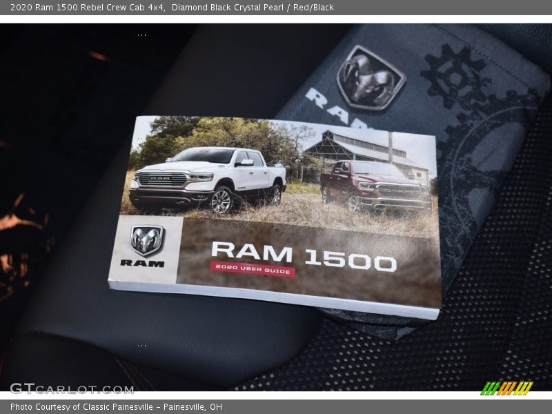 Diamond Black Crystal Pearl / Red/Black 2020 Ram 1500 Rebel Crew Cab 4x4