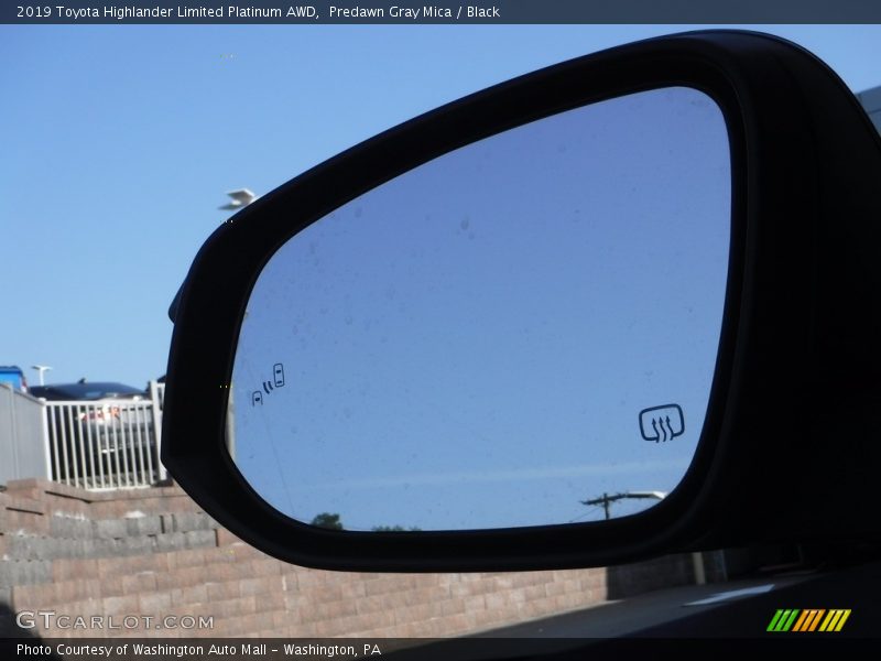 Predawn Gray Mica / Black 2019 Toyota Highlander Limited Platinum AWD
