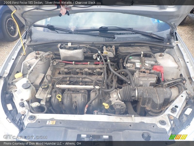 Silver Frost Metallic / Charcoal Black 2008 Ford Focus SES Sedan