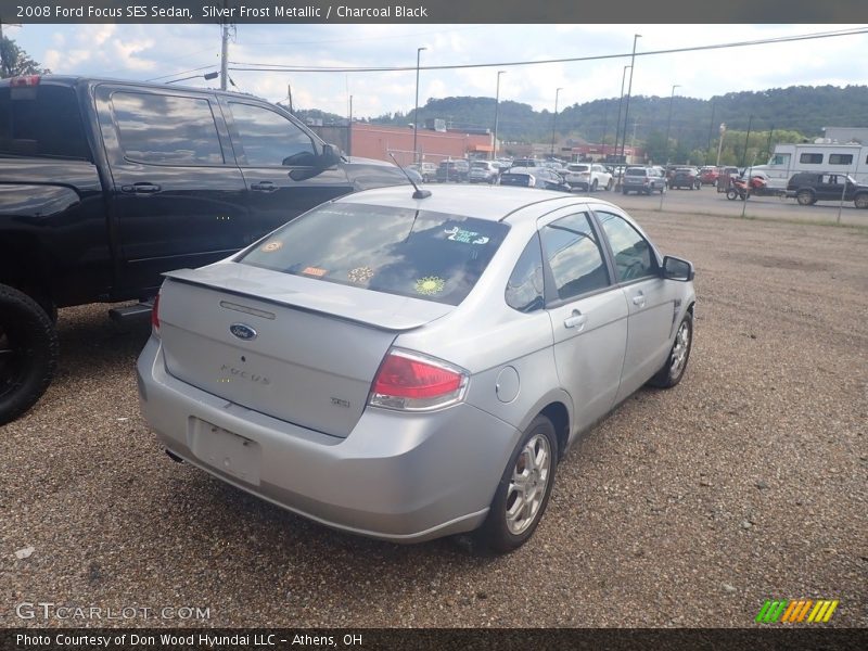 Silver Frost Metallic / Charcoal Black 2008 Ford Focus SES Sedan
