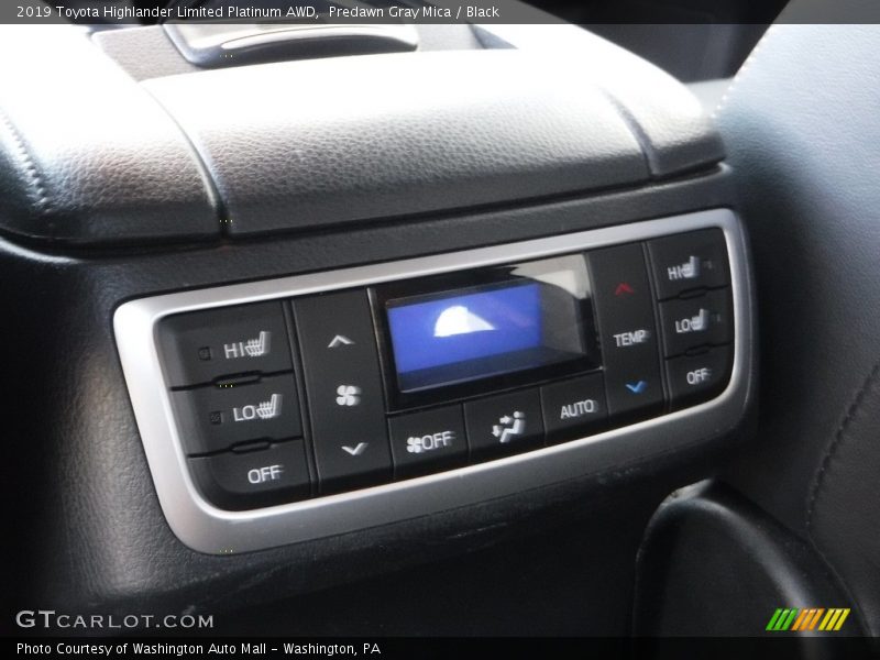Predawn Gray Mica / Black 2019 Toyota Highlander Limited Platinum AWD