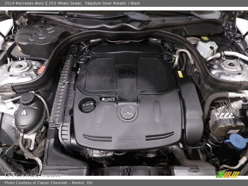 Paladium Silver Metallic / Black 2014 Mercedes-Benz E 350 4Matic Sedan
