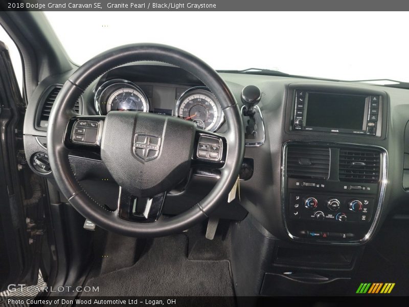 Granite Pearl / Black/Light Graystone 2018 Dodge Grand Caravan SE