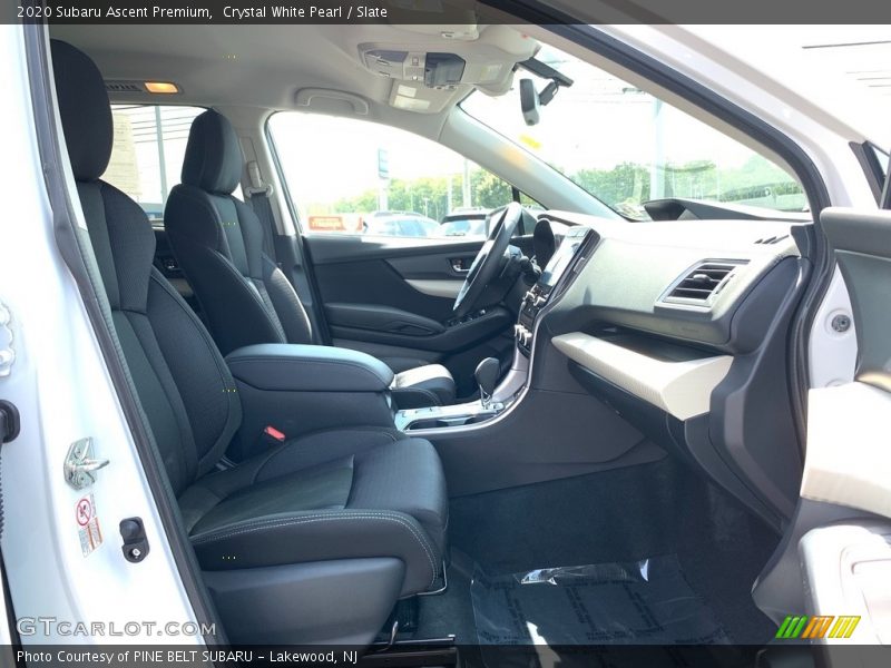 Crystal White Pearl / Slate 2020 Subaru Ascent Premium