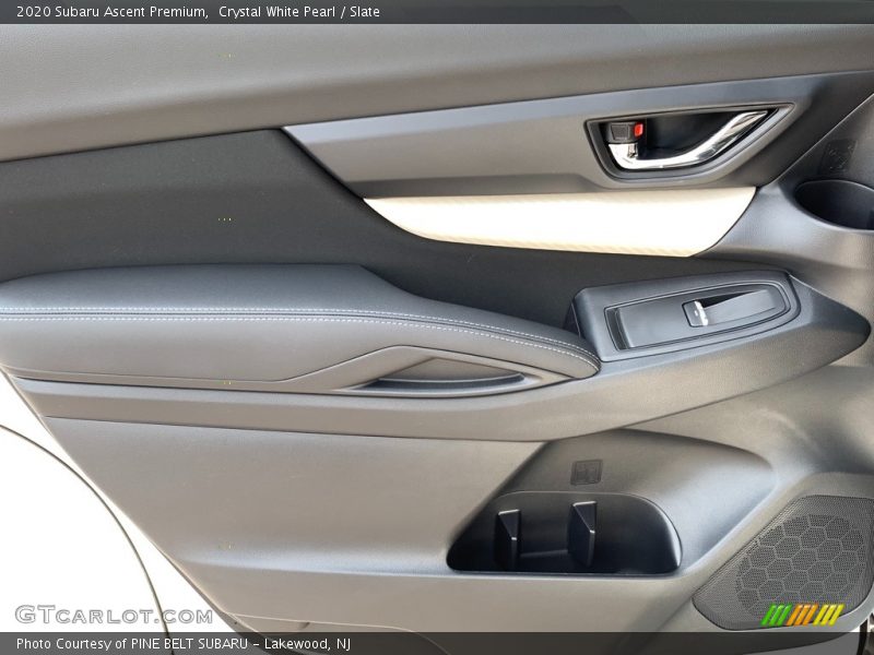 Crystal White Pearl / Slate 2020 Subaru Ascent Premium