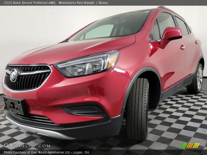 Winterberry Red Metallic / Ebony 2020 Buick Encore Preferred AWD