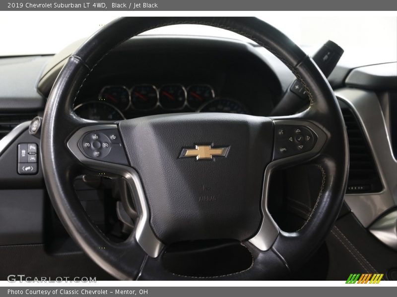 Black / Jet Black 2019 Chevrolet Suburban LT 4WD