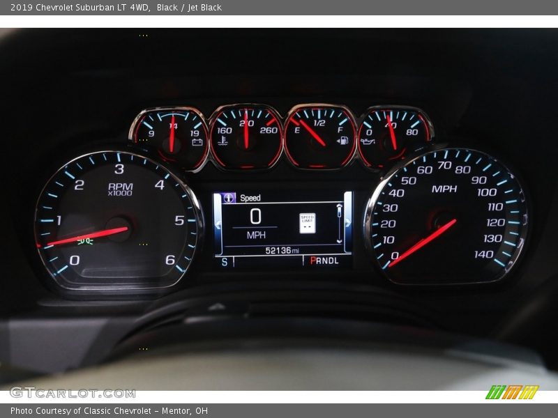 Black / Jet Black 2019 Chevrolet Suburban LT 4WD