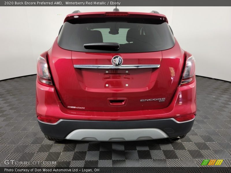 Winterberry Red Metallic / Ebony 2020 Buick Encore Preferred AWD