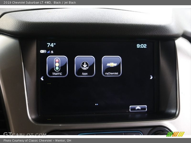 Black / Jet Black 2019 Chevrolet Suburban LT 4WD