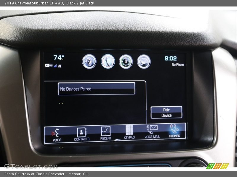 Black / Jet Black 2019 Chevrolet Suburban LT 4WD