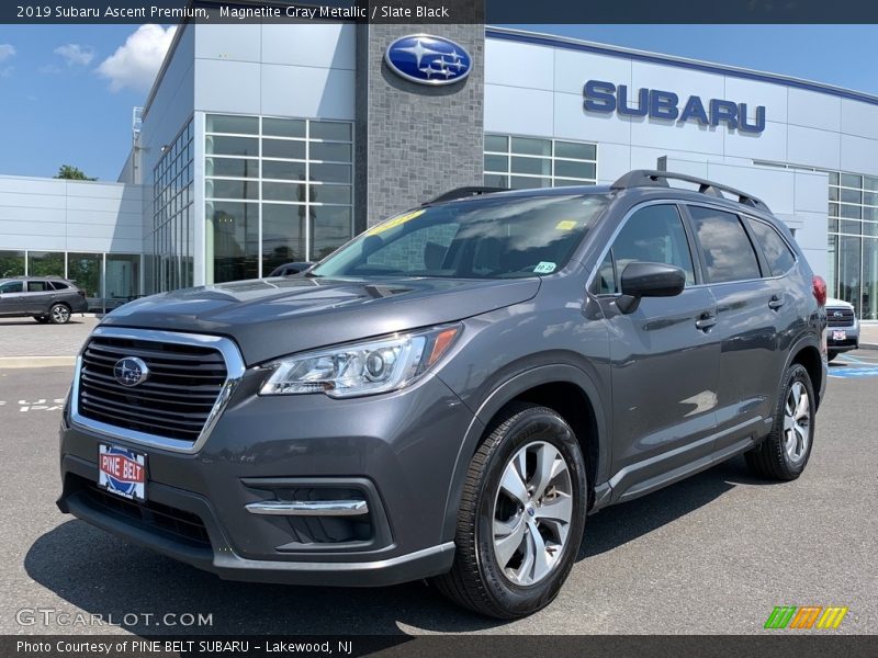 Magnetite Gray Metallic / Slate Black 2019 Subaru Ascent Premium