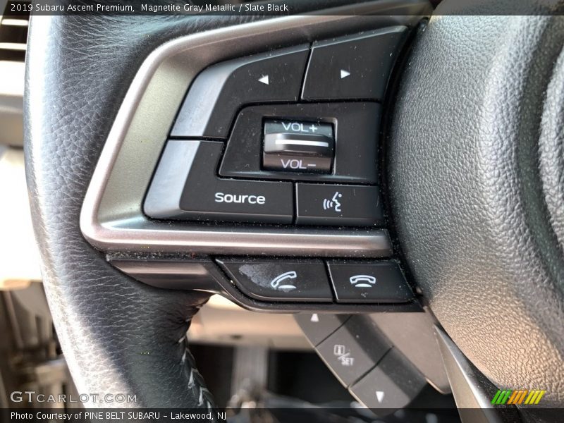 Magnetite Gray Metallic / Slate Black 2019 Subaru Ascent Premium