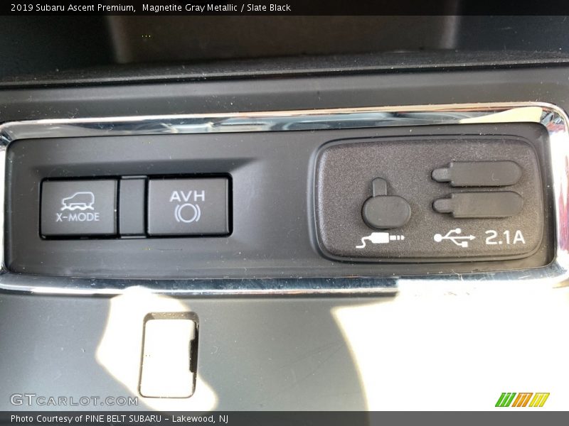 Magnetite Gray Metallic / Slate Black 2019 Subaru Ascent Premium