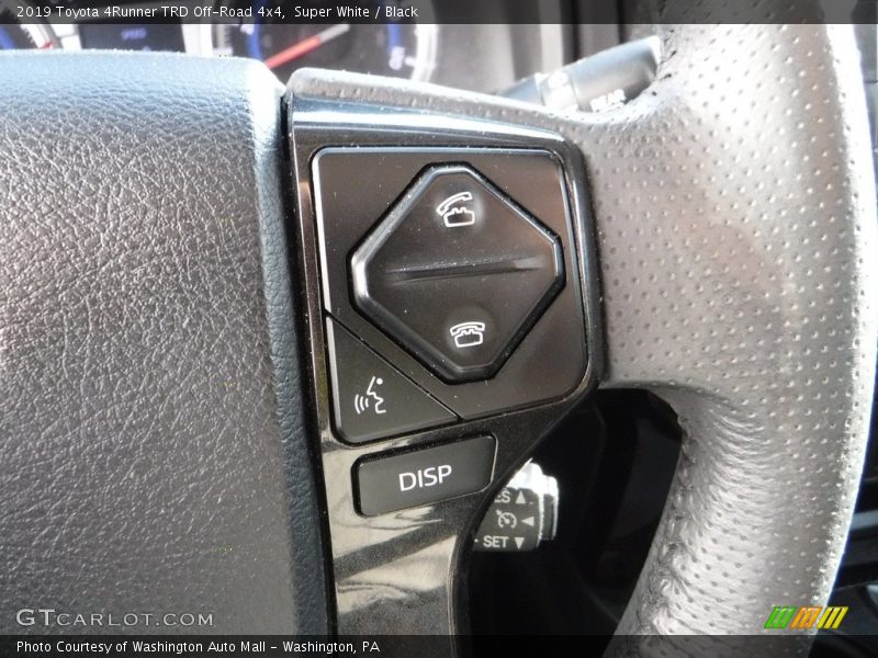 Super White / Black 2019 Toyota 4Runner TRD Off-Road 4x4