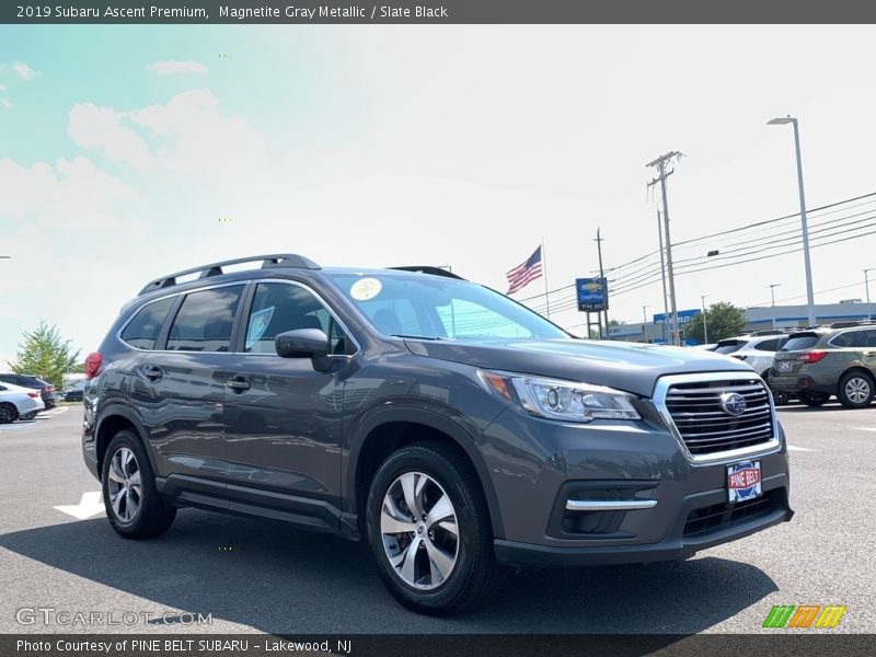 Magnetite Gray Metallic / Slate Black 2019 Subaru Ascent Premium