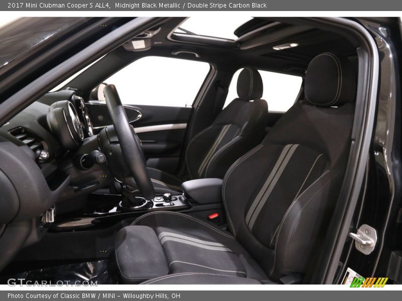 Midnight Black Metallic / Double Stripe Carbon Black 2017 Mini Clubman Cooper S ALL4