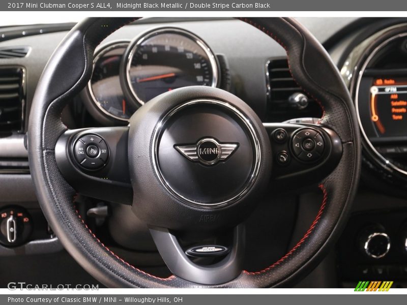 Midnight Black Metallic / Double Stripe Carbon Black 2017 Mini Clubman Cooper S ALL4