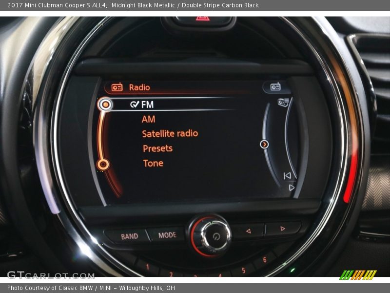 Midnight Black Metallic / Double Stripe Carbon Black 2017 Mini Clubman Cooper S ALL4