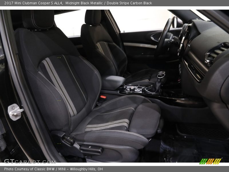 Midnight Black Metallic / Double Stripe Carbon Black 2017 Mini Clubman Cooper S ALL4