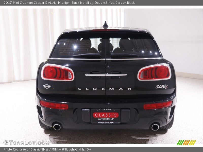 Midnight Black Metallic / Double Stripe Carbon Black 2017 Mini Clubman Cooper S ALL4