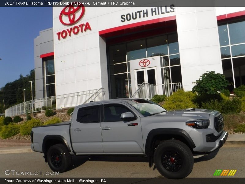 Cement / TRD Graphite 2017 Toyota Tacoma TRD Pro Double Cab 4x4