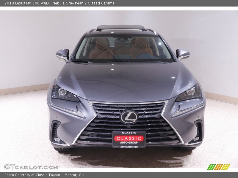 Nebula Gray Pearl / Glazed Caramel 2018 Lexus NX 300 AWD