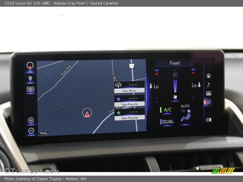 Nebula Gray Pearl / Glazed Caramel 2018 Lexus NX 300 AWD