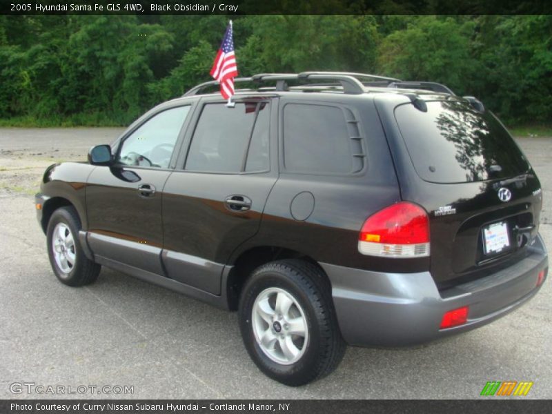 Black Obsidian / Gray 2005 Hyundai Santa Fe GLS 4WD