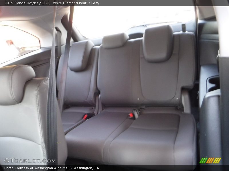 White Diamond Pearl / Gray 2019 Honda Odyssey EX-L