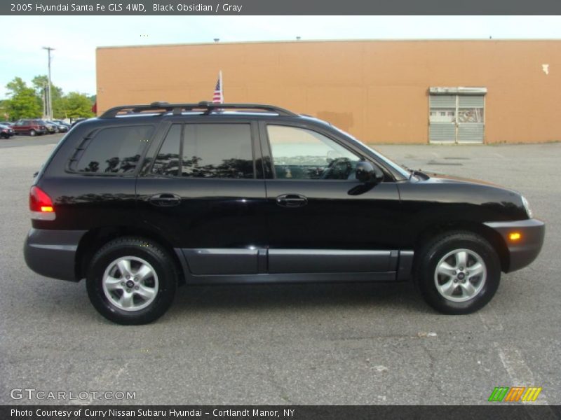 Black Obsidian / Gray 2005 Hyundai Santa Fe GLS 4WD